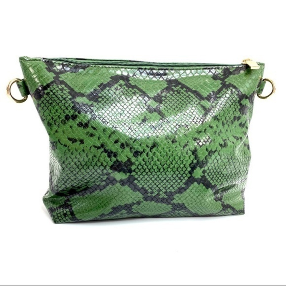 Python Snake Skin 2-in-1 Shoulder Bag - Picture 8 of 10